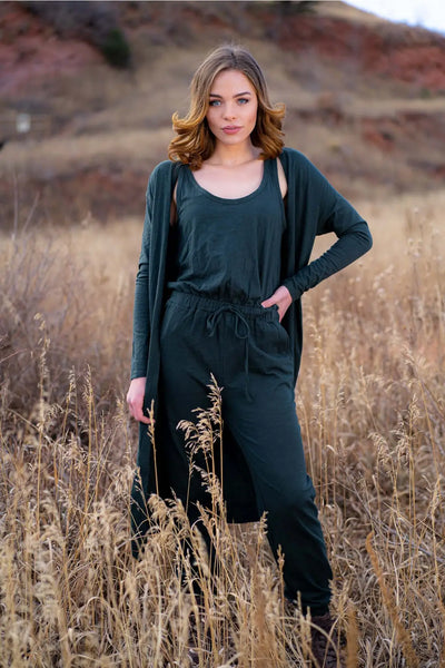 The Willow Jumpsuit and Cardigan Set