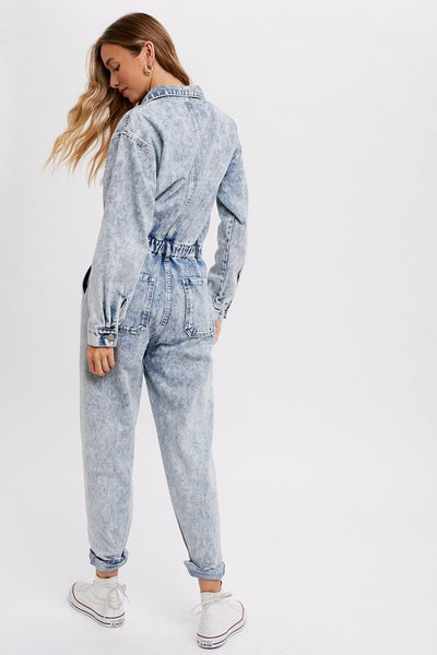 The Paisley Denim Jumpsuit