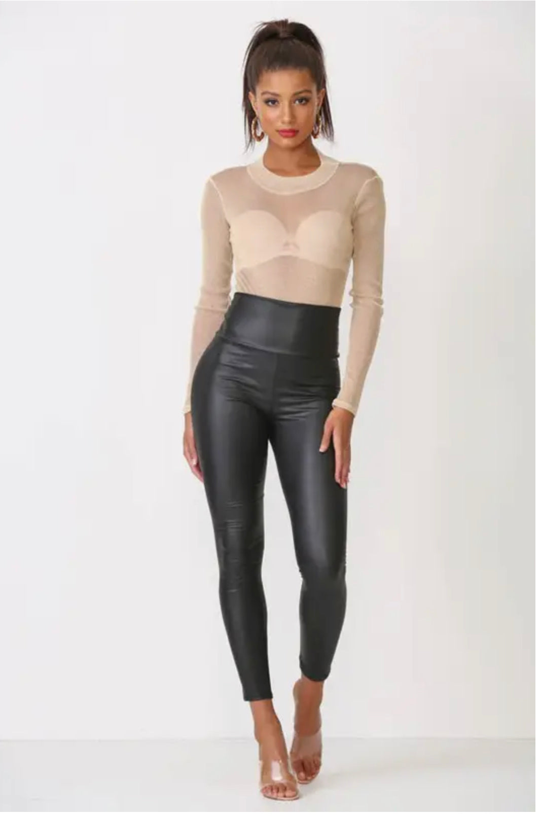 The Parker Faux Leather Leggings